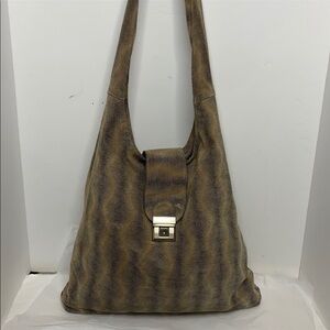 Liza Ganz New York python 70’s-80’s style hobo bag